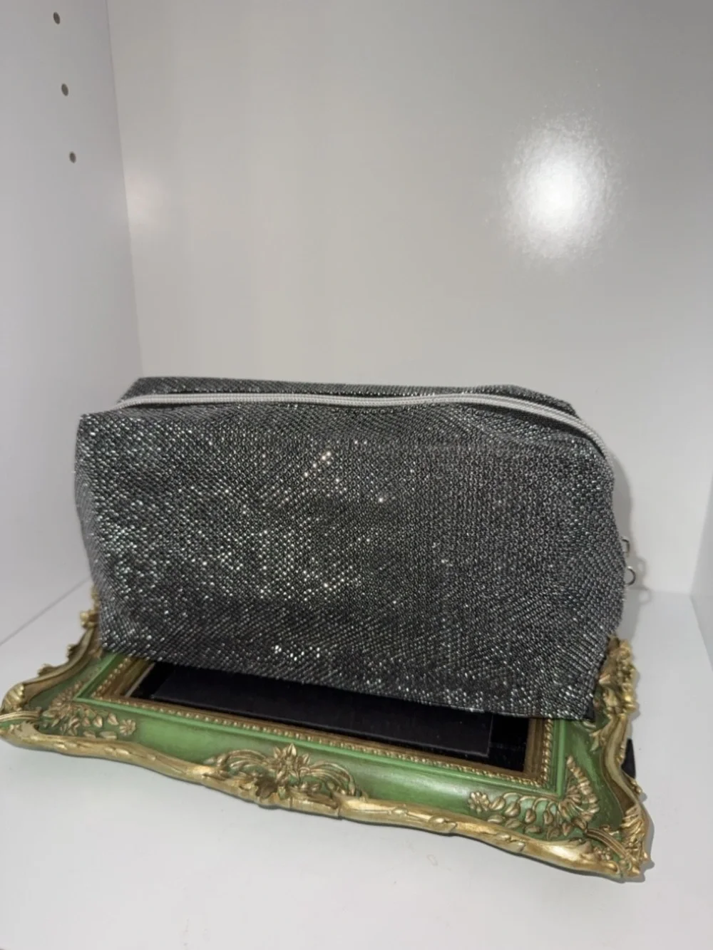 Lancome Lash Idole Set with glitter bag and lipstick mini
